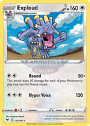 137/185 Exploud Rare Vivid Voltage Single Card