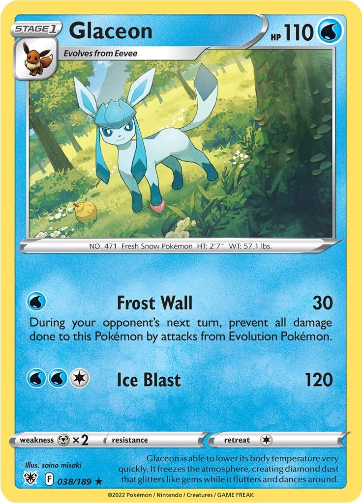 038/189 Glaceon Rare Astral Radiance