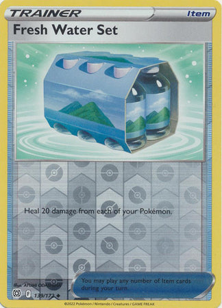 139/172 Fresh Water Set Trainer Uncommon Reverse Holo Brilliant Stars Pokemon TCG