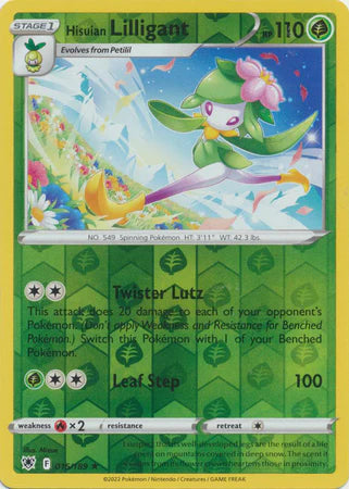 016/189 Hisuian Lilligant Rare Reverse Holo Astral Radiance