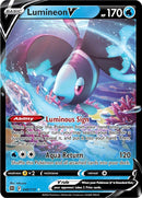040/172 Lumineon V Ultra Rare Brilliant Stars Pokemon TCG
