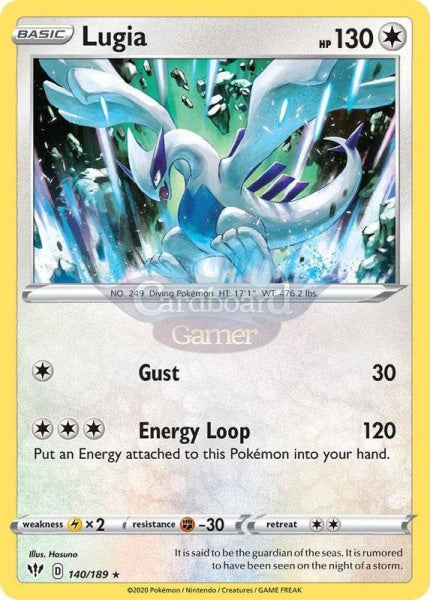 140/189 Lugia Rare Darkness Ablaze Single Card