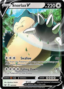 141/202 Snorlax V Ultra Rare Sword & Shield