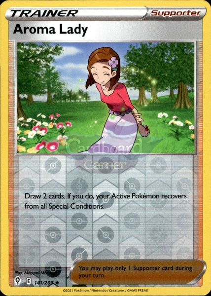 141/203 Aroma Lady Reverse Holo Evolving Skies Single Card