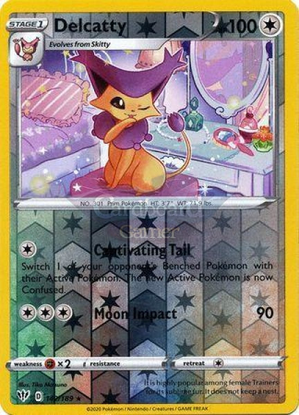 142/189 Delcatty Rare Reverse Holo Darkness Ablaze Single Card