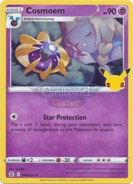 14/25 Cosmoem Holo Rare Celebrations Single Card