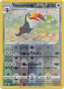 145/185 Toucannon Rare Reverse Holo Vivid Voltage Single Card