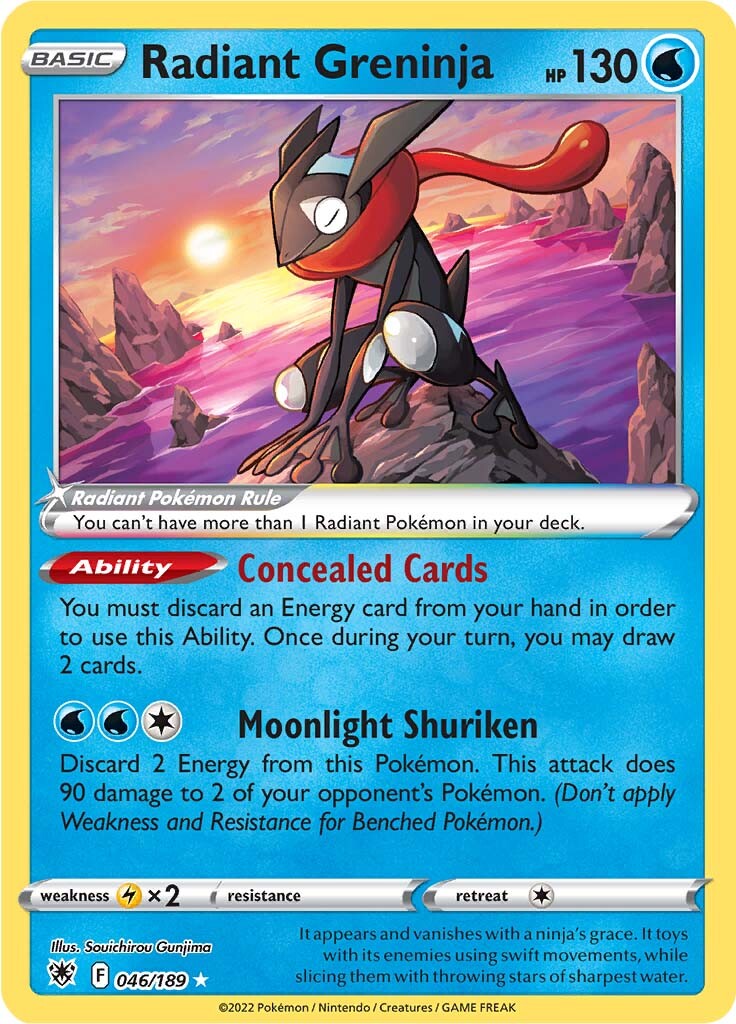 046/189 Radiant Greninja Astral Radiance