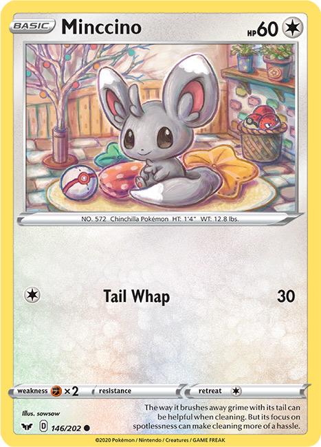 146/202 Minccino Common Sword & Shield