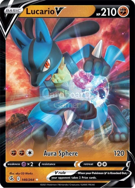 146/264 Lucario V Fusion Strike Single Card