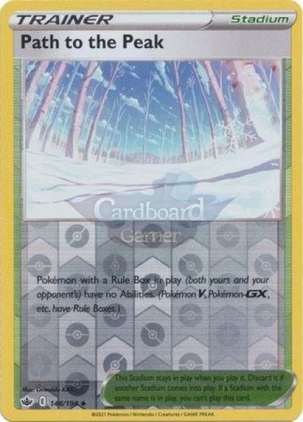 148/198 Path To The Peak Uncommon Reverse Holo Chilling Reign Single Card