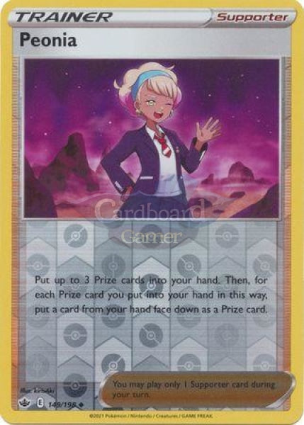 149/198 Peonia Uncommon Reverse Holo Chilling Reign Single Card