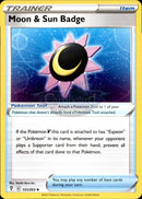 151/203 Moon & Sun Badge Evolving Skies Single Card