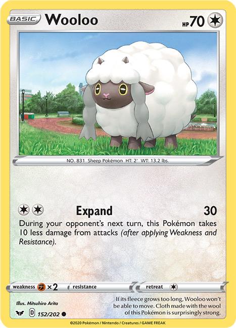 152/202 Wooloo Common Sword & Shield