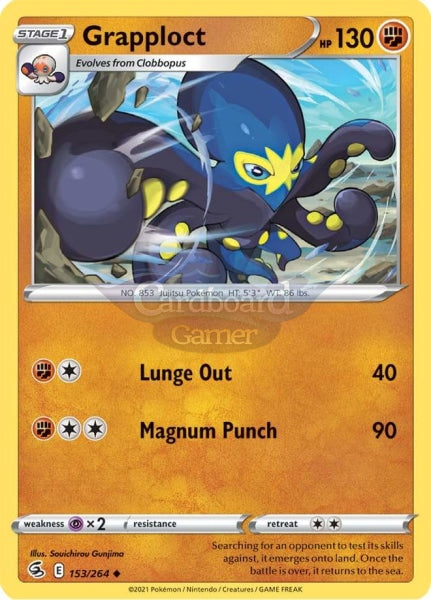 153/264 Grapploct Uncommon Fusion Strike Single Card