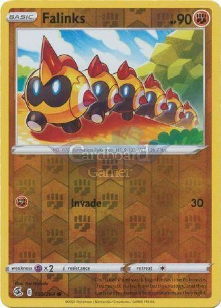 155/264 Falinks Common Reverse Holo Fusion Strike Single Card