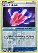 157/192 Cursed Shovel Trainer Uncommon Reverse Holo Rebel Clash