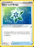 159/203 Snow Leaf Badge Evolving Skies Single Card