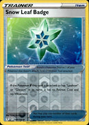159/203 Snow Leaf Badge Reverse Holo Evolving Skies Single Card