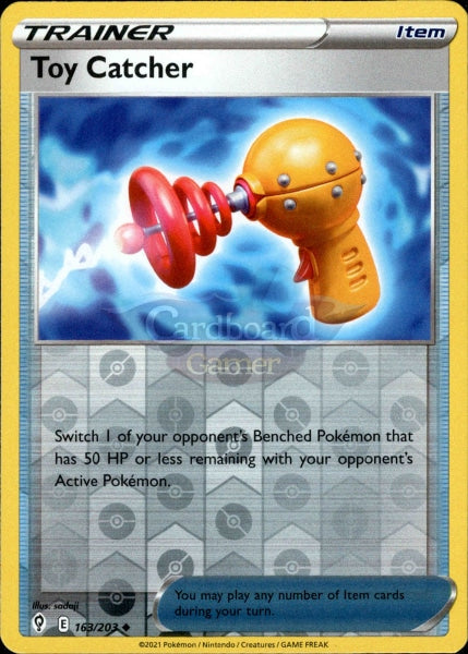 163/203 Toy Catcher Reverse Holo Evolving Skies Single Card