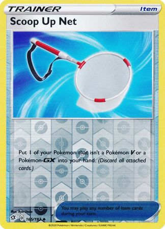 165/192 Scoop Up Net Trainer Uncommon Reverse Holo Rebel Clash