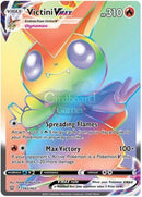 165/163 Victini Vmax Hyper Rare Battle Styles Single Card