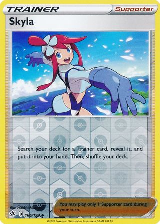 166/192 Skyla Trainer Uncommon Reverse Holo Rebel Clash