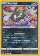 168/264 Trubbish Common Reverse Holo Fusion Strike Single Card