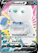 169/185 Galarian Darmanitan V Full Art Ultra Rare Vivid Voltage Single Card