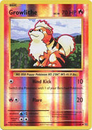 17/108 Growlithe Common Reverse Holo XY Evolutions