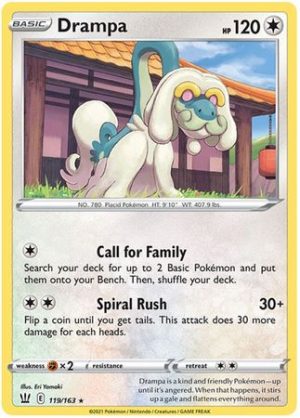 119/163 Drampa Rare Battle Styles