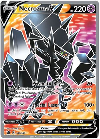 149/163 Necrozma V Full Art Ultra Rare Battle Styles