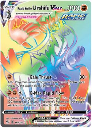 169/163 Rapid Strike Urshifu VMAX Hyper Rare Battle Styles