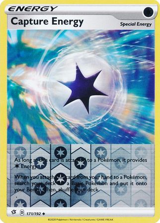 171/192 Capture Energy Trainer Uncommon Reverse Holo Rebel Clash