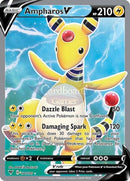 171/185 Ampharos V Full Art Ultra Rare Vivid Voltage Single Card