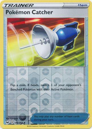 175/202 Pokemon Catcher Trainer Uncommon Reverse Holo Sword & Shield