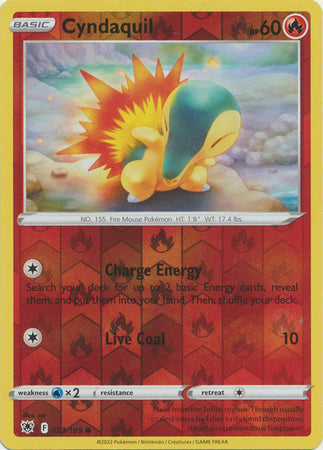 023/189 Cyndaquil Common Reverse Holo Astral Radiance