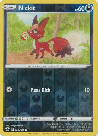 103/189 Nickit Common Reverse Holo Astral Radiance