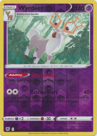 069/189 Wyrdeer Rare Reverse Holo Astral Radiance