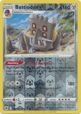 110/189 Bastiodon Rare Reverse Holo Astral Radiance