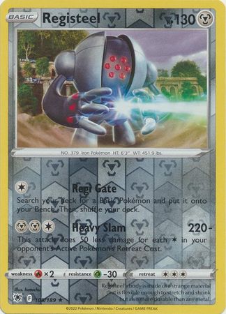 108/189 Registeel Rare Reverse Holo Astral Radiance