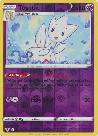 056/189 Togetic Uncommon Reverse Holo Astral Radiance