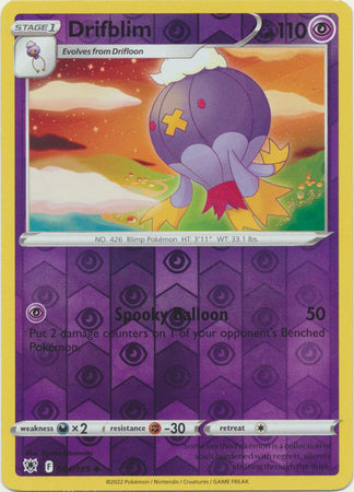 064/189 Drifblim Uncommon Reverse Holo Astral Radiance