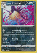 090/189 Hisuian Overqwil Uncommon Reverse Holo Astral Radiance