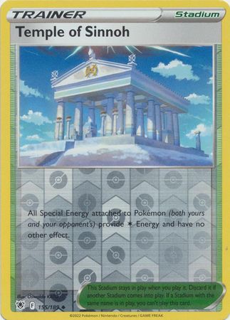 155/189 Temple of Sinnoh Uncommon Reverse Holo Astral Radiance