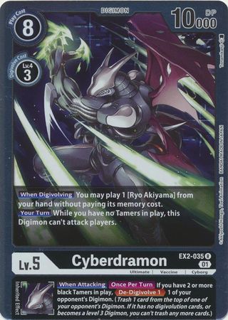 EX02-035 Cyberdramon Rare