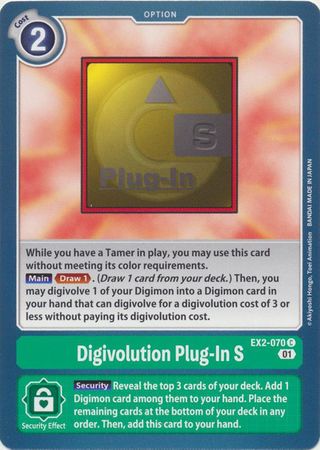 EX02-070 Digivolution Plug-In S Common