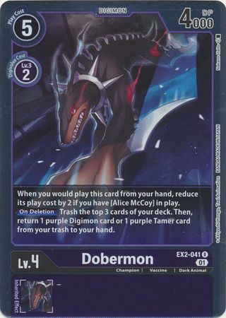 EX02-041 Dobermon Rare