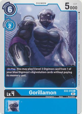 EX02-016 Gorillamon Common