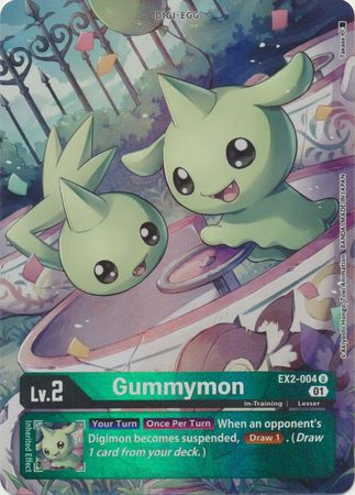 EX02-004 ALTERNATE ART Gummymon